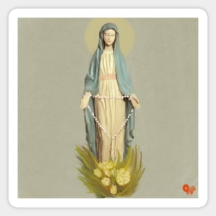 Our Lady Of The Rosary Sticker